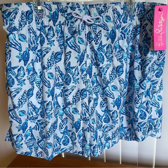 Lilly Pulitzer Men’s Capri Swim Trunk Shell Collector Size XXL - Picture 3 of 8